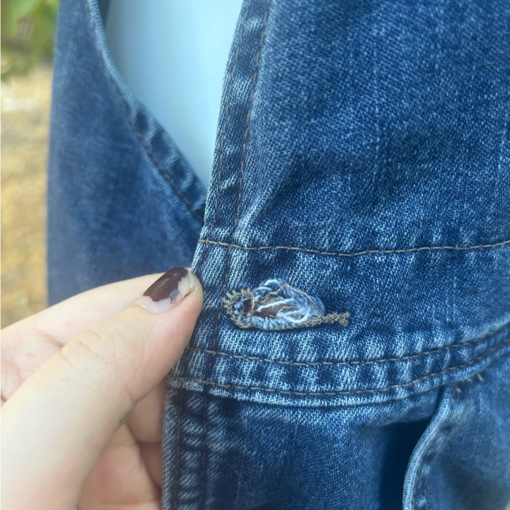 Vintage Medium Wash Overalls - Picture 3 of 3